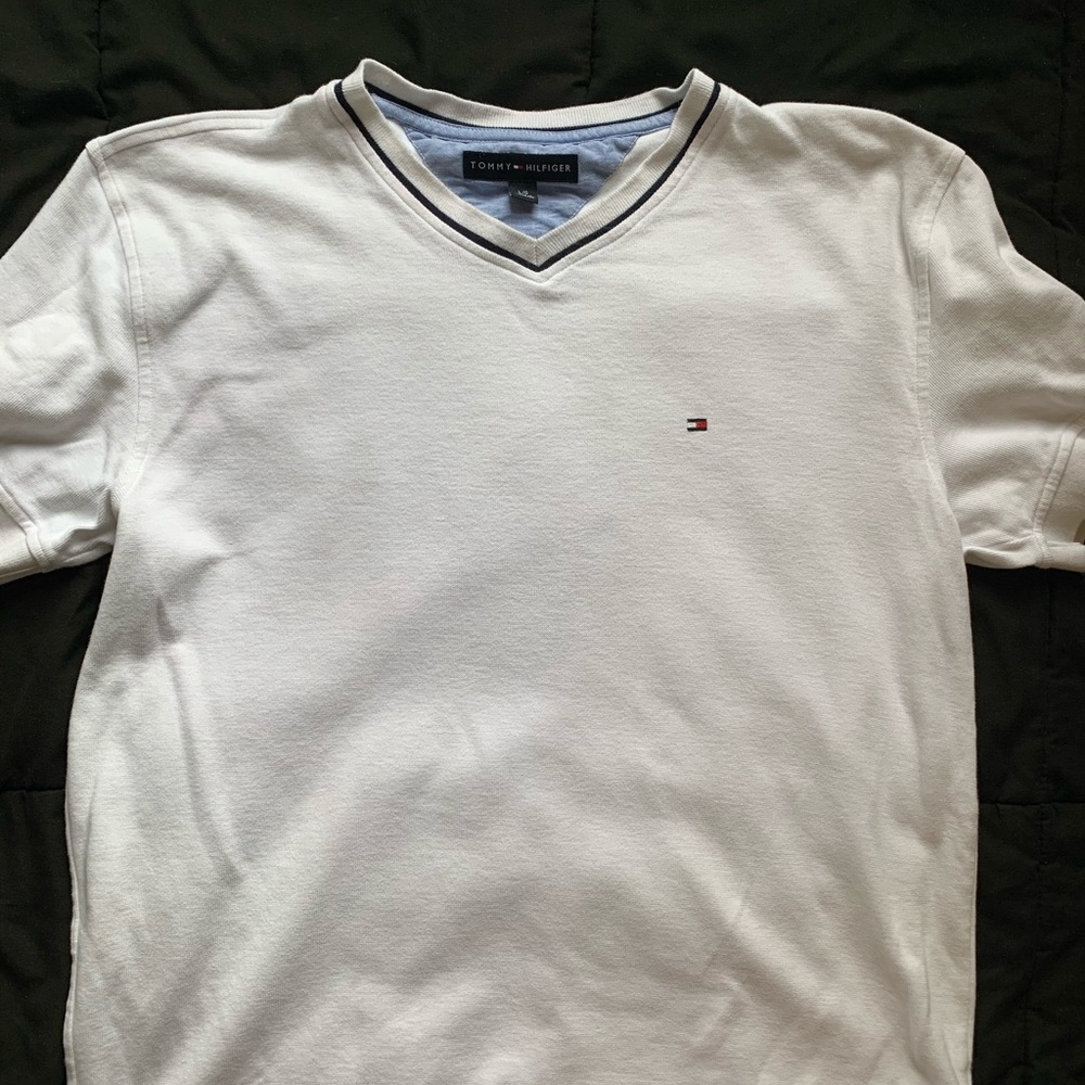 Tommy Hilfiger shirt sleeve sweater shirt (L)